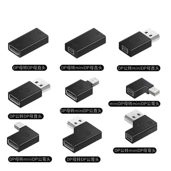 8 Към 60 Hz DisplayPort DP 1.4 Кабел Адаптер за Дисплей Портове и Конектори Мъжки Мини Displayport Женски Конвертор за PC компютър