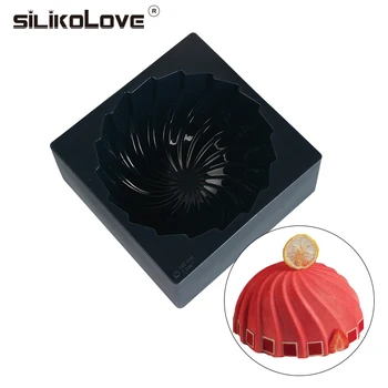 SILIKOLOVE Pavocake 3D Голяма Силиконова Форма За Торта с ягодова пяна