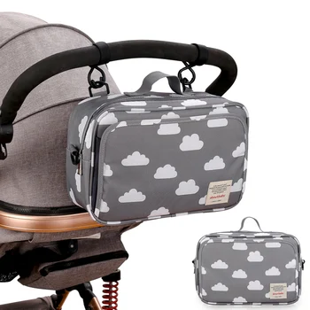 Детска количка пътна преносима многофункционална чанта за памперси за хранене, водоустойчива чанта за съхранение на майката и бебето