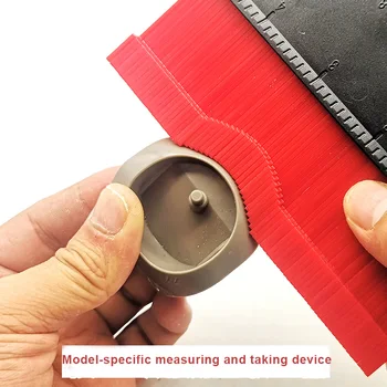 Измервателна и измервателно устройство за конкретен модел Устройство за преобразуване на формата на лист от ABS-пластмаса, копирующее контурный калибър, радиална линия, м форма