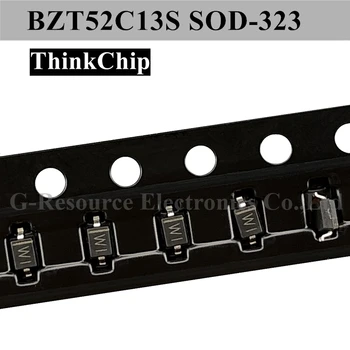 (100шт) BZT52C13S SOD-323 SMD 0805 Стабилизирано диод 13 (маркиране WI)