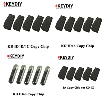 5 бр./лот KD 4D ID4C ID46 KD4D KD46 KD48 KD8A 4C 4D 46 48 8A копие на чип за KEYDIY KD-X2
