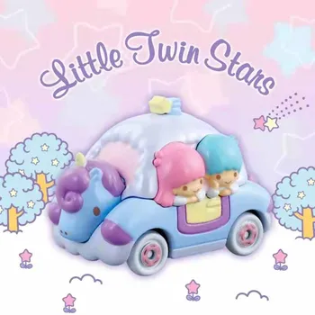 6 см TAKARA ТОМИ Little Twin Stars Кола Гаражно Комплект Модел на Колата От Сплав на Еднорога е Детска Играчка За Деца
