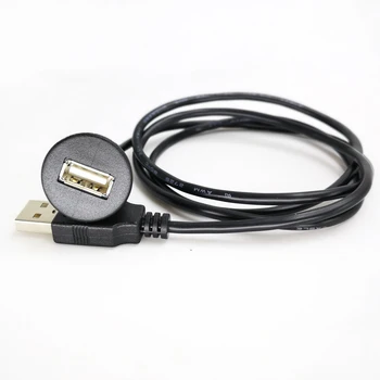 Biurlink Радиото в автомобила удължителен кабел, USB Кабел и Адаптер USB Конектор за Peugeot 307 308 408 Citroen C5 C6 за Volkswagen