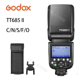 Godox TT685II TT685 TTL II HSS Камера Светкавица Speedlite 2,4 G Безжична X Система за Canon, Nikon, Sony, Fuji Olympus Камера