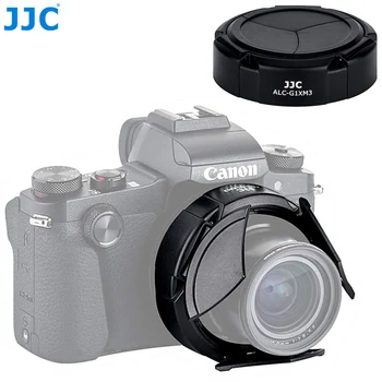 JJC Специална Автоматично Откриване и Закрывающаяся Капак на Обектива Защитна Капачка за Обектив за Цифров Фотоапарат Canon PowerShot G1X Mark III G1X M3 Автоматична Капачка на Обектива