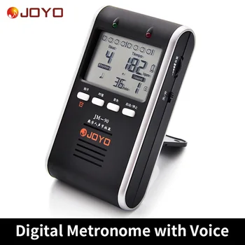 Joyo JM95 Цифров Метроном с Гласа на Универсална Китара, Ритъм на Барабан Устройство Пиано Метроном, Акумулаторна батерия