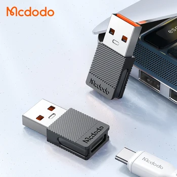 Mcdodo USB C КЪМ A USB OTG Адаптер Тип C Мъже и Жени, Конвертор на Данни 5A Бързо Зареждане на QC4.0 За лаптоп, Телефон Конектор за Слушалки