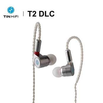 TINHIFI T2 DLC 10 мм Динамичен Драйвер за Слушалки IEM Слушалки с 0.78 мм Кабел 2Pin Слушалки