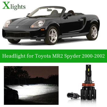 Xlights Led Светлини Фарове За Toyota MR2 Spyder 2000 2001 2002 Близкия И Далечния Светлина Canbus Фаровете на Колата Лампата Аксесоари Бял