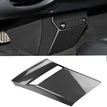 Автомобилни Аксесоари За KIA EV6 GT Line 2021 2022 ABS карбон Преден USB Панел Противоударная Капак Завърши Вътрешна Стикер Оформление на автомобила