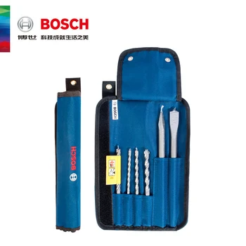 Електрическа перфораторная бормашина Bosch с две дупки и две вдлъбнатини, длето, Четырехлопастное тренировка 5 серия, Аксесоари за професионално електроинструменти на Bosch