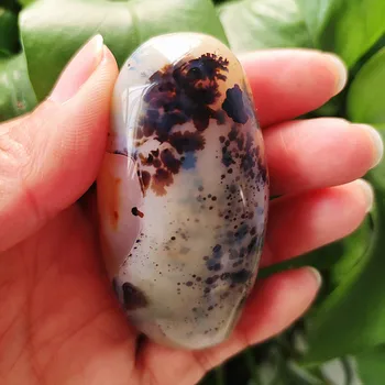 Естествен воден завод ахат е камък палм камък играчка камък на камък за йога упражнения камък материал Духовна медитация, фън шуй изцеление