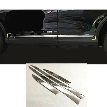 За Honda CRV CR-V 2012 2013 2014 2015 2016 автомобилен стайлинг Странична Врата отрежете Ленти Формоване Поток на лампа панел броня качулки 4 бр.