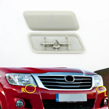 За Toyota Hilux VIGO 2011-2015 Предна Броня с един пулверизатор за Миене на Фаровете, Капака Инжектори Пръскачка Фарове Капак Грунд