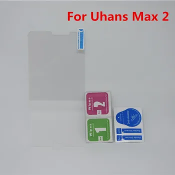 За Uhans Max 2 6.44 инча Високо Качество на цял Екран Покритие от Закалено Стъкло 9 H 2.5 D HD Стъкло на Филма на Екран Протектор
