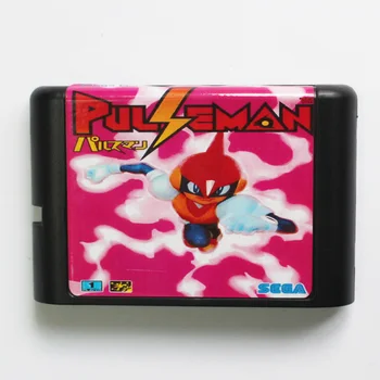 Игри касета Pulseman най-Новата 16-битова Игрална карта За Sega Mega Drive / Genesis System