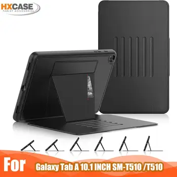 Кожен Флип калъф Smart Cover За Samsung Galaxy Tab a 10 1 2019 SM T510 T515 Калъф