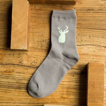 Мъжки Чорапи, Ежедневни Обикновена Чорапи с Анимационни Любимци Шарени, Модерни Мъжки Меки и Удобни Памучни Къси Чорапи