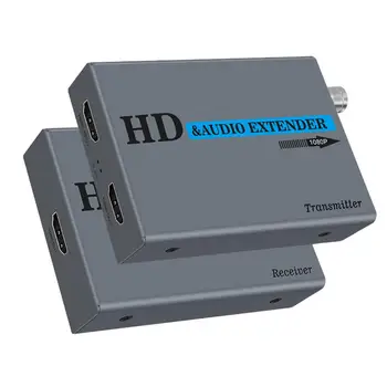 Нов 1080 P HDMI Комплект удължителен кабел RG6/7/11 Коаксиален Кабел HDMI Предавател, Приемник Портативен HD Hdmi Адаптер Сигнали Предаване Адаптер