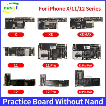 Повредената Такса Без NAND За iPhone X XR XS 11 12 Pro Max Практическо Ръководство Лоша Демонтаж на дънната платка Обучение и Технически умения