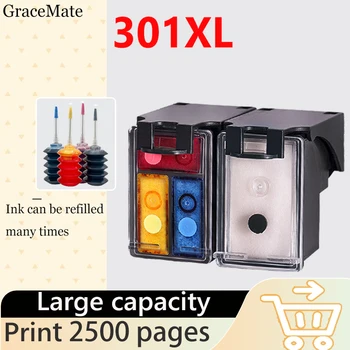 Подмяна на касетата с мастило GraceMate 301XL за HP 301 XL HP 301 за HP Deskjet 2050se 2054A 1050se 3050se 3050A 3052A Envy 5530