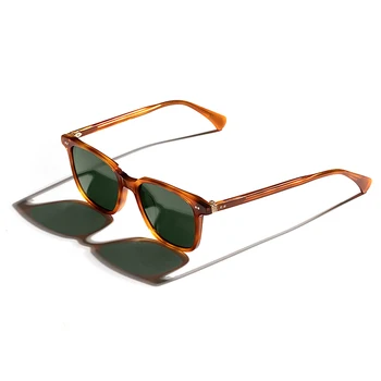 Ретро поляризирани слънчеви очила мъжки квадратни ацетатные анти UV400 очила за шофиране на открито реколта класически дамски СЛЪНЧЕВИ очила