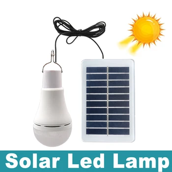 Слънчевата Светлина LED зарядно устройство ще захранване Акумулаторна Лампа окачен Двор Градина Къмпинг Лампа Открит Вътрешен Авариен Вградена Батерия Наводнения
